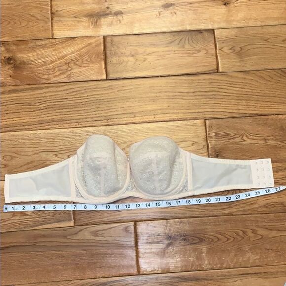 VTG MCM ILGWU strapless lace bra. Medium - Picture 11 of 14